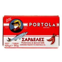 PORTOLA | Σαρδέλες Πικάντικες 90g