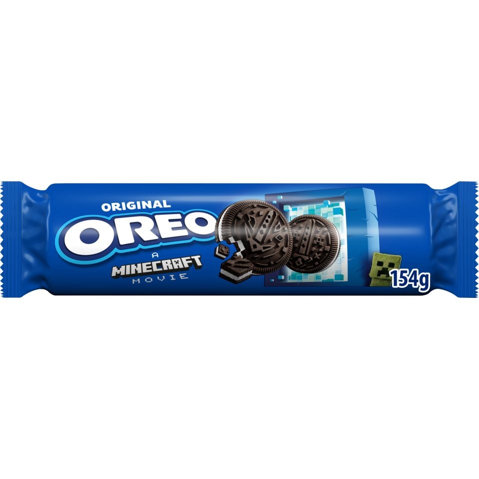 OREO Μπισκότα Γεμιστά Βανίλια MINECRAFT Συλλεκτική Συσκευασία 154g