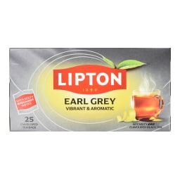 LIPTON | Τσάι Earl Grey Περγαμόντο 25 Τεμάχια