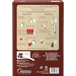 NESCAFE | CLASSIC ΣΤΙΓΜΙΑΙΟΣ ΚΑΦΕΣ 5 X 550GR