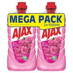 AJAX | Καθαριστικό Πατώματος Γιορτή Λουλουδιών Ρόδο της Αυγής 2x1lt