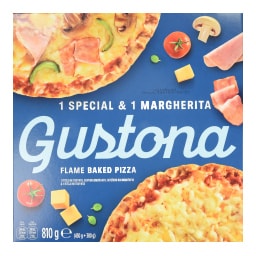 GUSTONA | Πίτσα Special και Μαργαρίτα 430g+380g