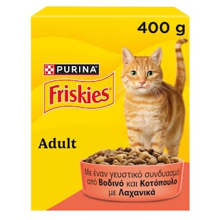 FRISKIES | Γατοτροφή Βοδινό και Κοτόπουλο με Λαχανικά 400g