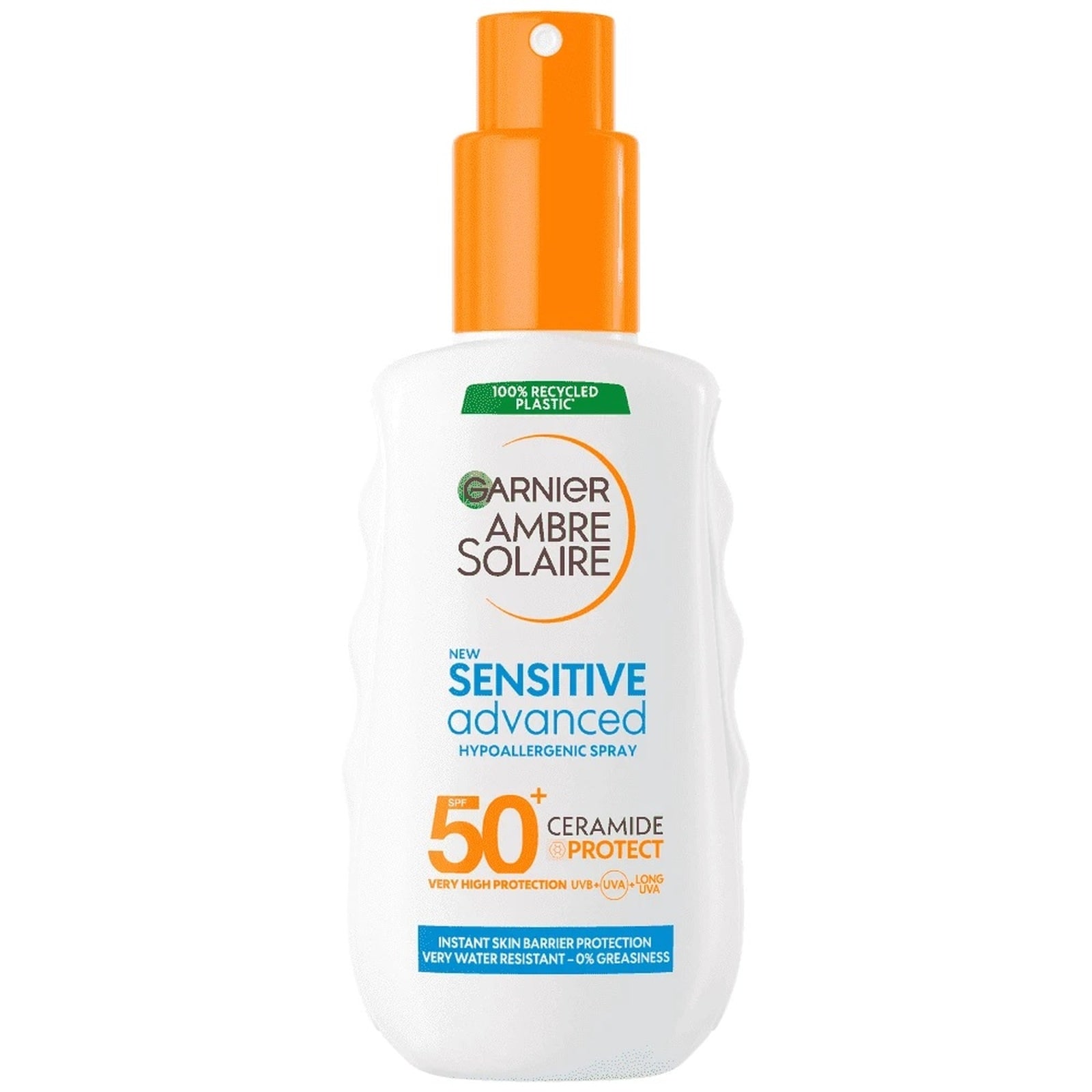 AMBRE SOLAIRE Αντηλιακό Spray Sensitive Advanced SPF50+ 150ml