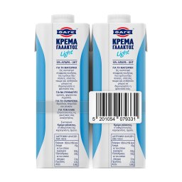 ΦΑΓΕ | Κρέμα Γάλακτος Light 2x330ml