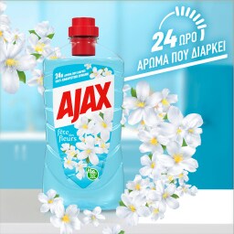 AJAX | Υγρό Καθαρισμού Fete Des Fleurs Γιασεμί 1lt 1+1 Δώρο