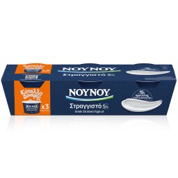 ΝΟΥΝΟΥ | Γιαούρτι Στραγγιστό 5% 3x200g