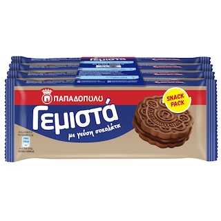 ΠΑΠΑΔΟΠΟΥΛΟΥ | Μπισκότα Γεμιστά Σοκολάτα 4x58g