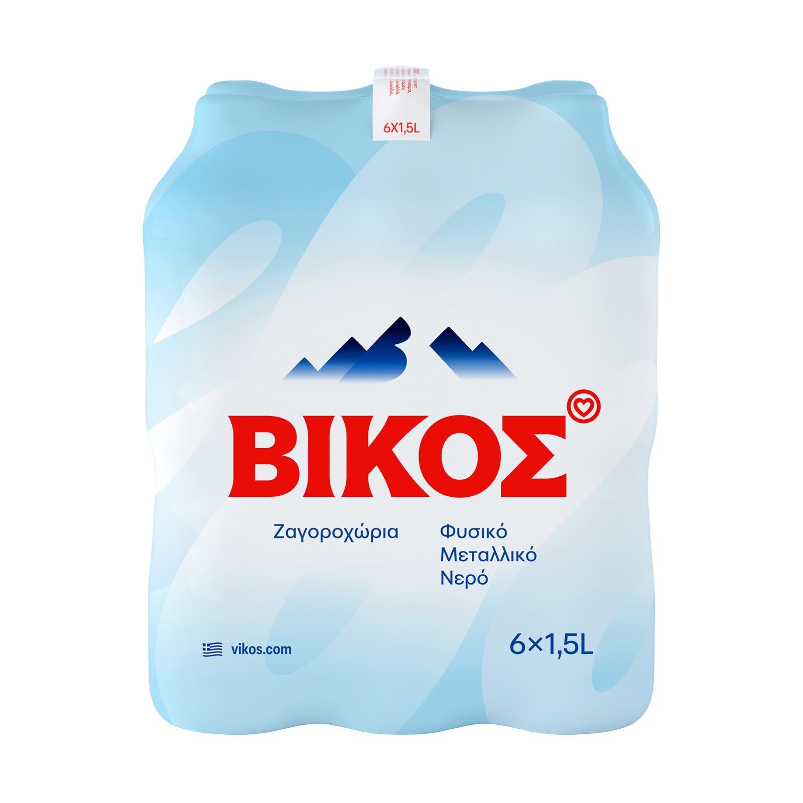 ΒΙΚΟΣ Νερό Φυσικό Μεταλλικό 6x1.5lt