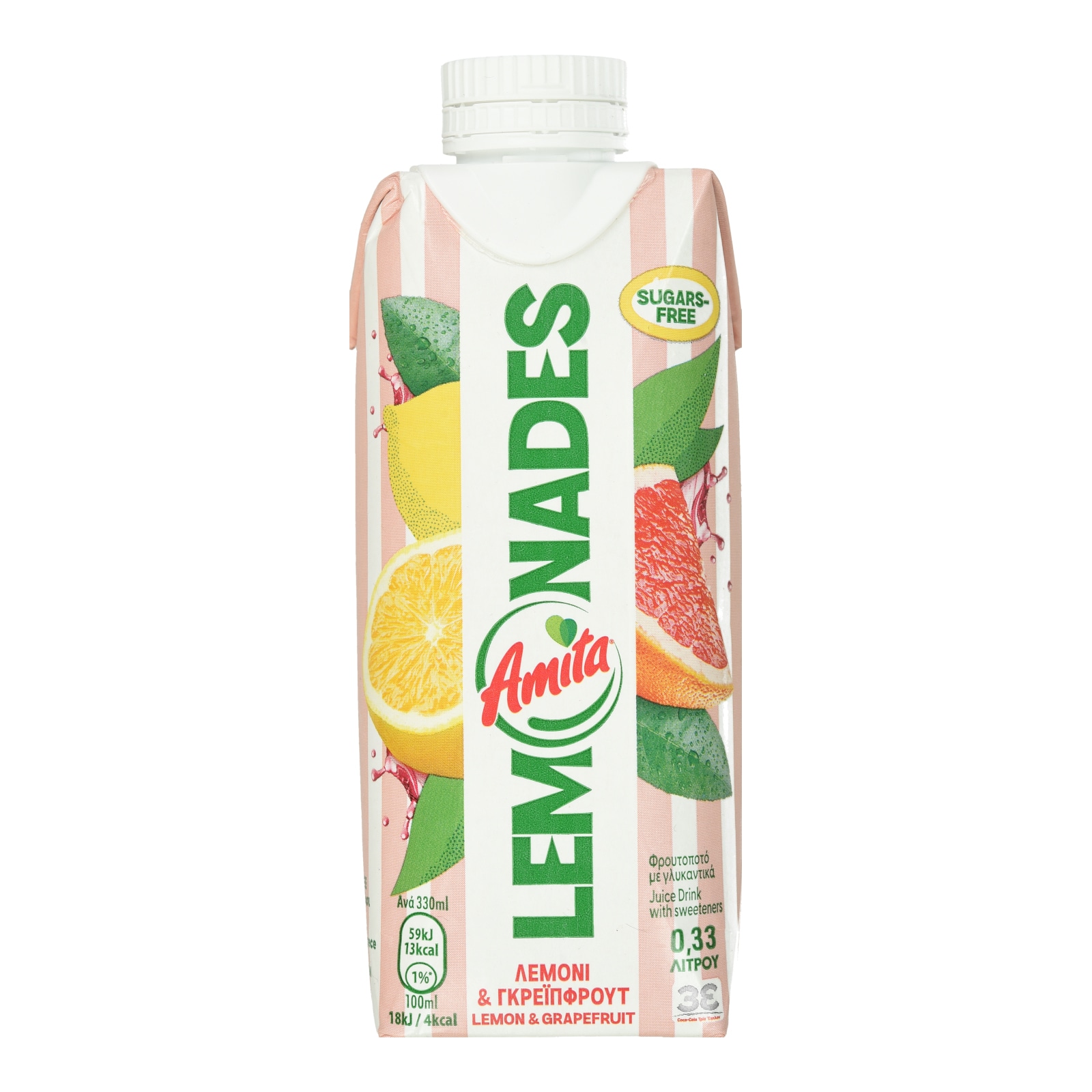 AMITA Φρουτοποτό Lemonades Γκρέιπφρουτ 330ml