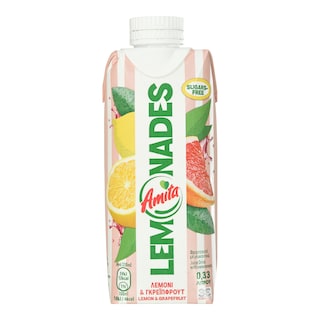 AMITA | Φρουτοποτό Lemonades Γκρέιπφρουτ 330ml