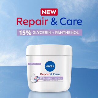 NIVEA | Κρέμα Σώματος Repair & Care Sensitive 400ml