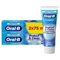 ORAL B | Οδοντόκρεμα Complete Προστασία & Καθαρισμός 2x75ml