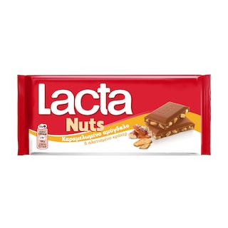 LACTA | Σοκολάτα Αλατισμένο Αμύγδαλο και Cracker 85g