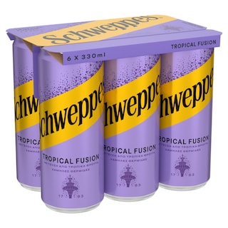 SCHWEPPES | Αναψυκτικό Tropical Fusion 6x330ml