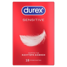 DUREX | Προφυλακτικά Sensitive Thin Feel 18 Τεμάχια