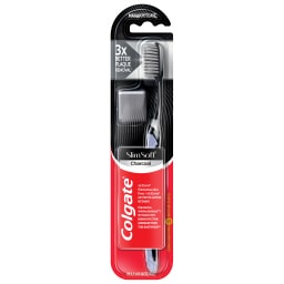 COLGATE | Οδοντόβουρτσα Slim Soft Charcoal Μαλακή 1 Τεμάχιο