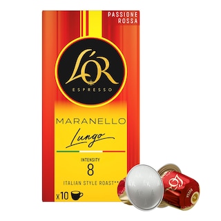 LOR | Κάψουλες Καφέ Espresso Maranello Lungo 10x5.2g