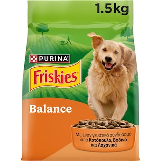 FRISKIES | Ξηρά Τροφή Σκύλου Balance Με Κοτόπουλο & Λαχανικά 1.5 Kg