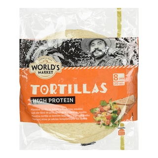 WORLD'S MARKET | Τορτίγιες Σίτου High Protein 320g