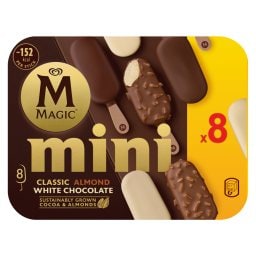 MAGIC | Παγωτό Classic Almond White Chocolate 8x42.1g