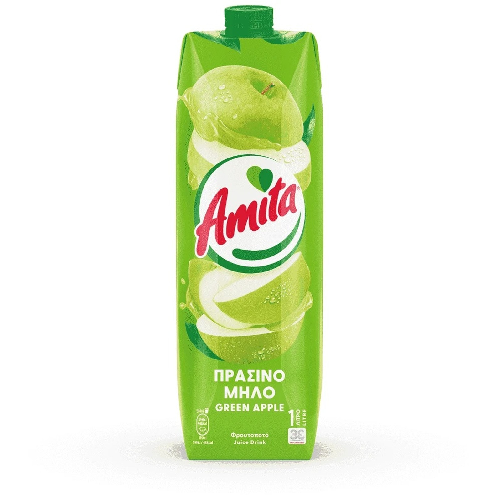 AMITA Χυμός Πράσινο Μήλο 1lt
