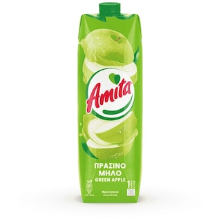 AMITA | Χυμός Πράσινο Μήλο 1lt