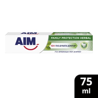 AIM | HERBAL | Οδοντόκρεμα Family Protection Herbal 75ml