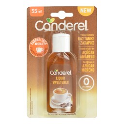 CANDEREL | Υποκατάστατο Καστανής Ζάχαρης Υγρό 55ml