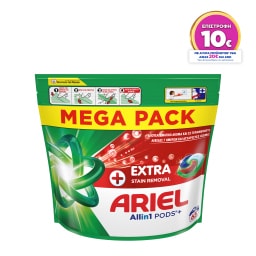 ARIEL | Kάψουλες Πλυντηρίου Ρούχων Allin1 Pods Extra Clean 65 Τεμάχια