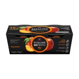 VITALINE | Επιδόρπιο Γιαουρτιού Protein Ροδάκινο  2 Χ 170 gr