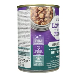 LOVED BY PETS | Γατοτροφή Βοδινό και Συκώτι σε Σάλτσα 415g