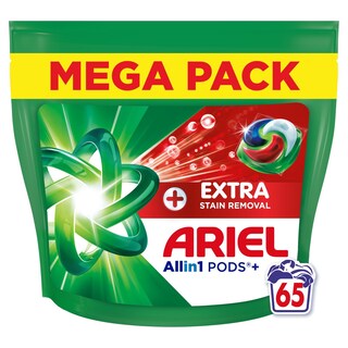 ARIEL | Kάψουλες Πλυντηρίου Ρούχων Allin1 Pods Extra Clean 65 Τεμάχια
