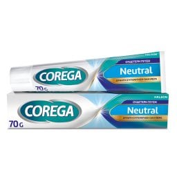 COREGA | Κρέμα Στήριξης Οδοντοστοιχίας Ουδέτερη Γεύση 70g