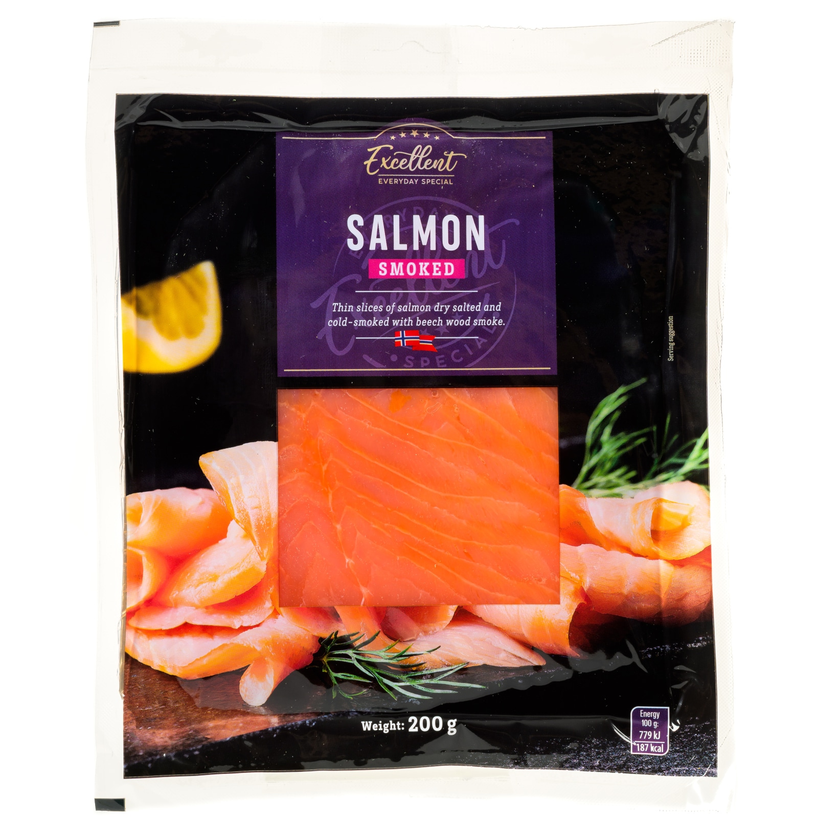 Καπνιστός Σολομός Νορβηγίας 200g