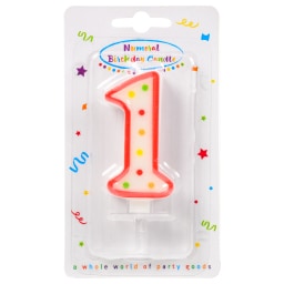 DECORATA | Κερί Γενεθλίων Νο1 1 Τεμάχιο