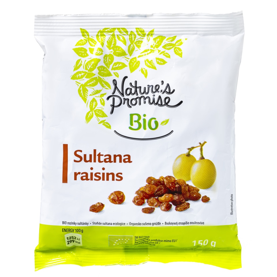 NATURES PROMISE BIO Σταφίδα Σουλτανίνα Bio 150g