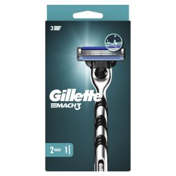 GILLETTE | Ξυριστική Μηχανή Mach3 + 2 Ανταλλακτικά 1 Τεμάχιο
