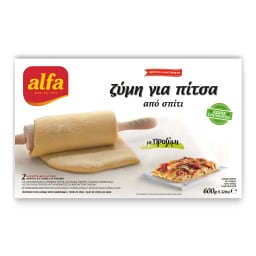 ALFA | Φύλλο Κατεψυγμένο Πίτσας Από Σπίτι 600gr