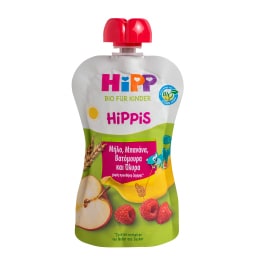 HIPP | Φρουτοπολτός Μήλο Μπανάνα Βατόμουρο Δημητριακά 100g