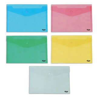 - | ΦΑΚΕΛΟΣ Α4 ΚΟΥΜΠΙ ΔΙΑΦΑΝΗΣ ΣΕ 5 ΧΡΩΜΑΤΑ 1 ΤΕΜ