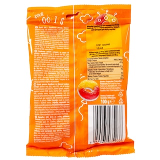 KITBIS | Ζελεδάκια Sour Loopies Γεύση Ροδάκινο 100g
