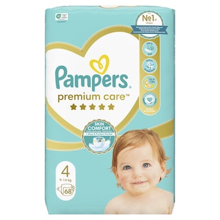 PAMPERS | Πάνες Μωρού Premium Care Νο4 68 Τεμάχια