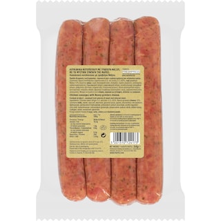 ΥΦΑΝΤΗΣ | Λουκάνικα της Μάρως Κοτόπουλο με Γραβιέρα Νάξου 340g