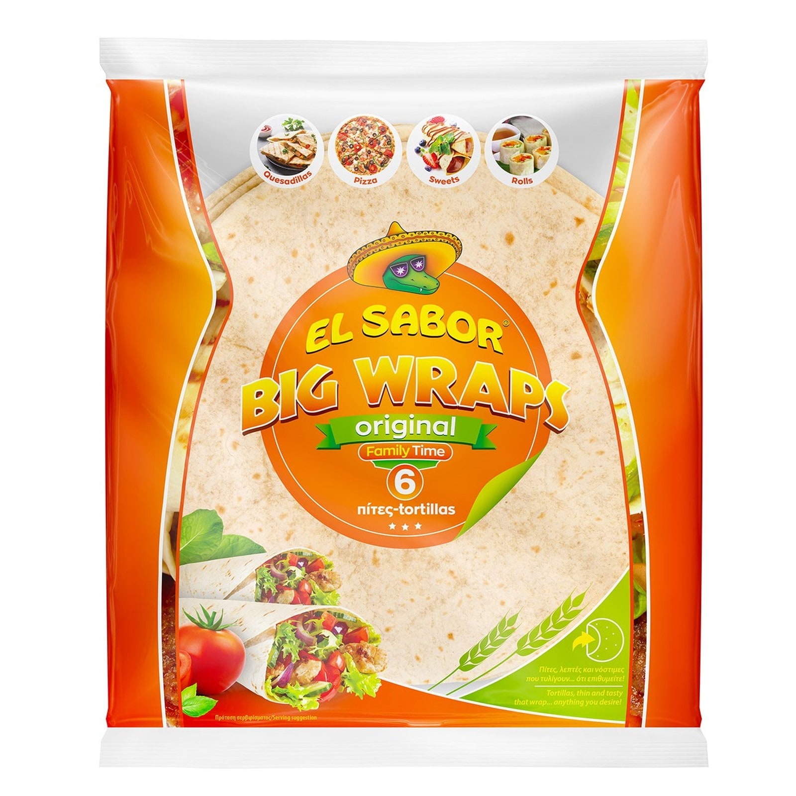 Πίτες Tortillas Big Wraps 370g