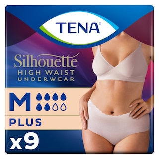 TENA | Εσώρουχα Ακράτειας Silhouette Plus Creme Medium 9 Τεμάχια