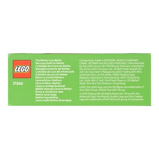 LEGO | Minecraft The Nether Lava Battle 1 Τεμάχιο