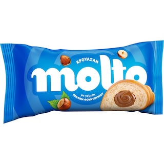 MOLTO | Κρουασάν Πραλίνα Φουντουκιού 98g