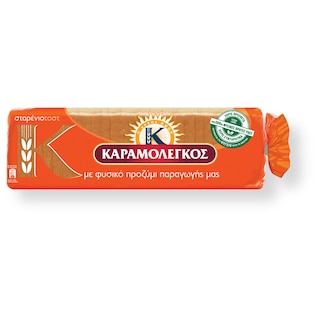 ΚΑΡΑΜΟΛΕΓΚΟΣ | Ψωμί Τοστ Σταρένιο 680g