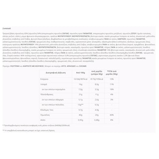 HUNGRYNOT | Μπάρες Πρωτείνης Πραλίνα Φουντουκιού Σοκολάτα 3x50g